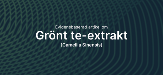 Grönt te-extrakt (Camellia Sinensis) - Artikel om dess träningsrelaterade effekter